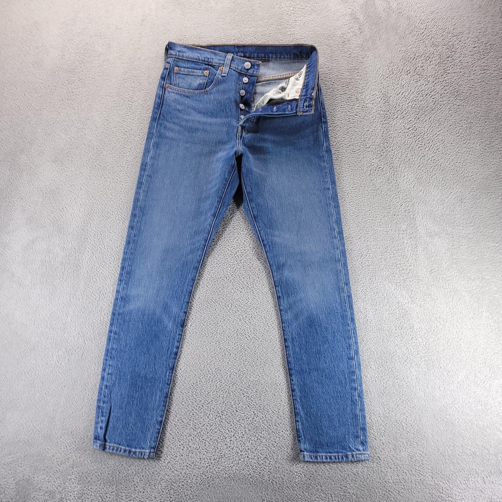 Levi's Jeans Womens 26 Blue 501 Skinny High Rise Button Fly Stretch 29502-0064
